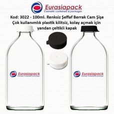 1,40 TL. + KDV'den başlayan fiyatlar ile 100ml. Kilitsiz Çakma Kapaklı Flakon Cam Şişe